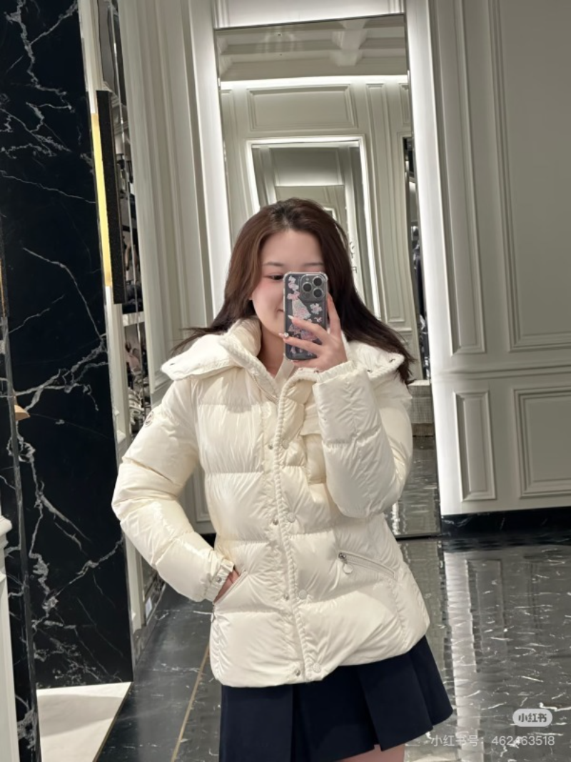 110221 New wool woven hooded down jacket Top quliaty 1:1 clothing