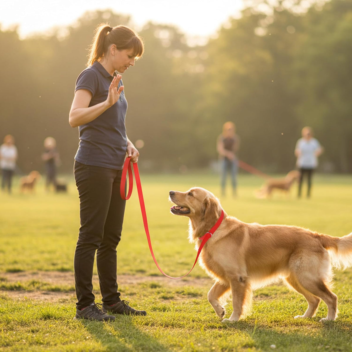 Slip Lead Dog Leash, 12 Pack 6 FT Short Leash with O-Ring for Small, Medium & Large Dogs, Pet Leads Leashes Bulk for Walking, Training, Rescues, Grooming, Shelter, Running Outdoor