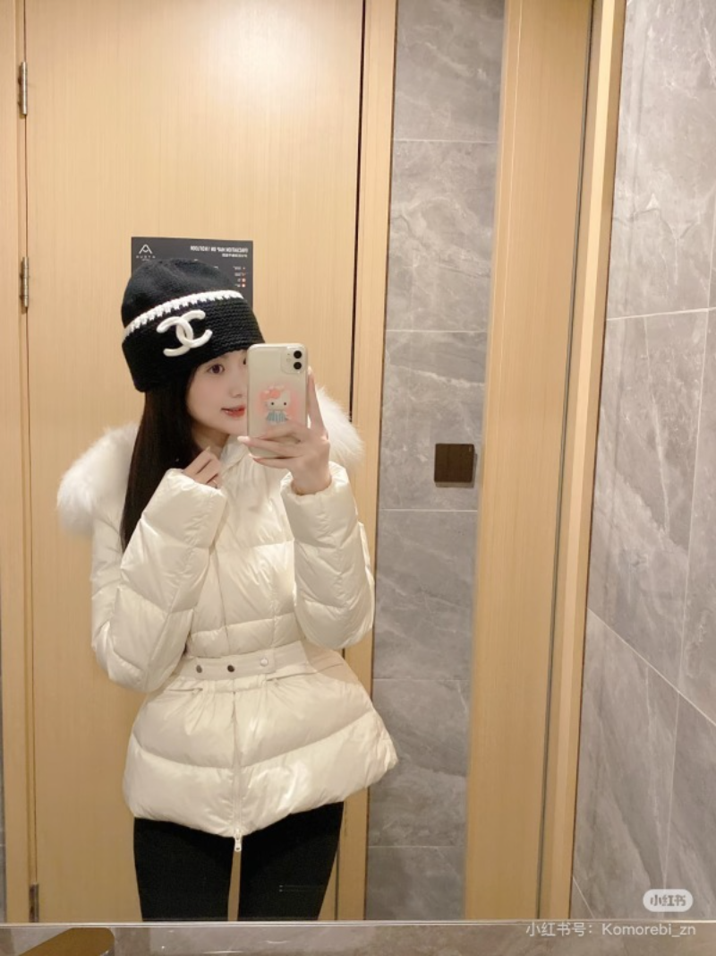 110307 Women's new hooded short down jacket Top quliaty 1:1 clothing