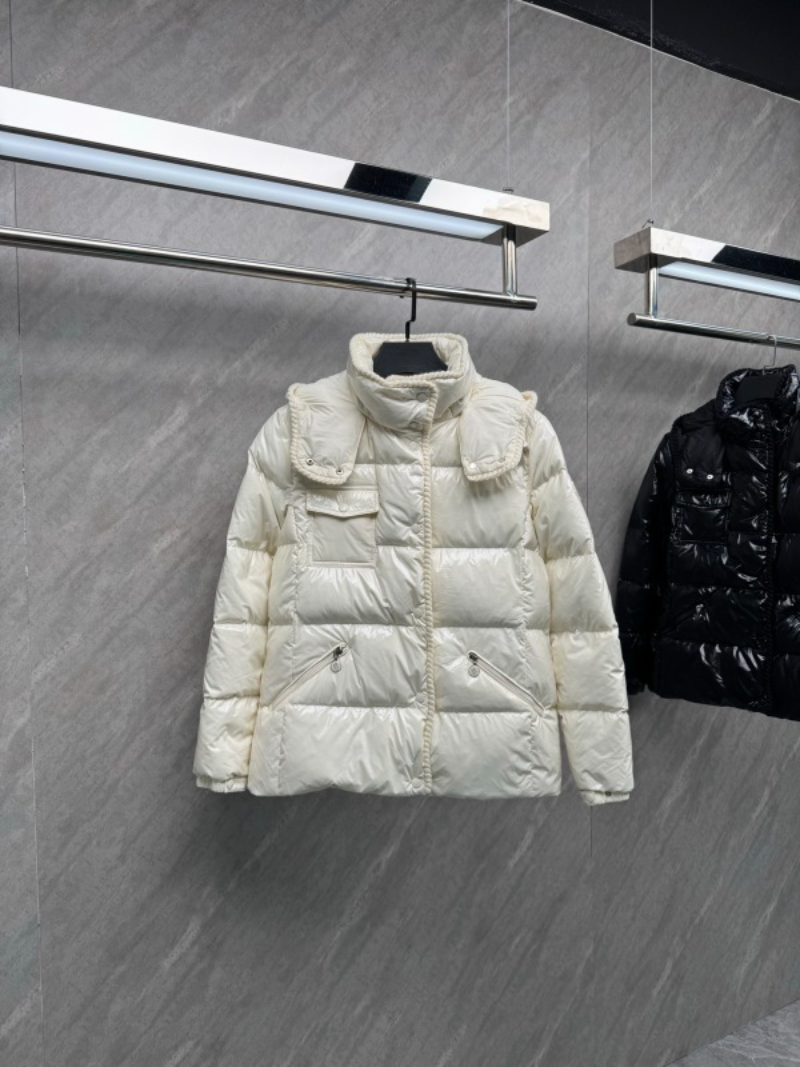 110221 New wool woven hooded down jacket Top quliaty 1:1 clothing