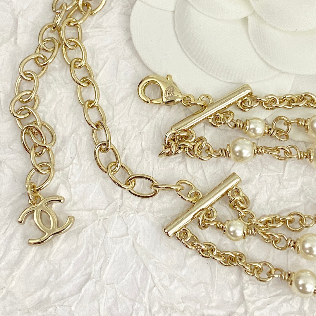 18K Chanel Camellia Choker Necklace