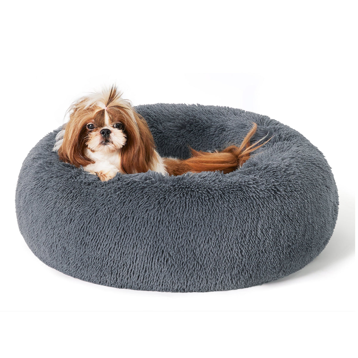 Calming Donut Bed for Dogs and Cats