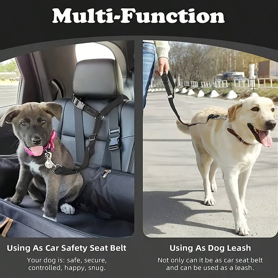 Headrest Car Dog Safety Seatbelt