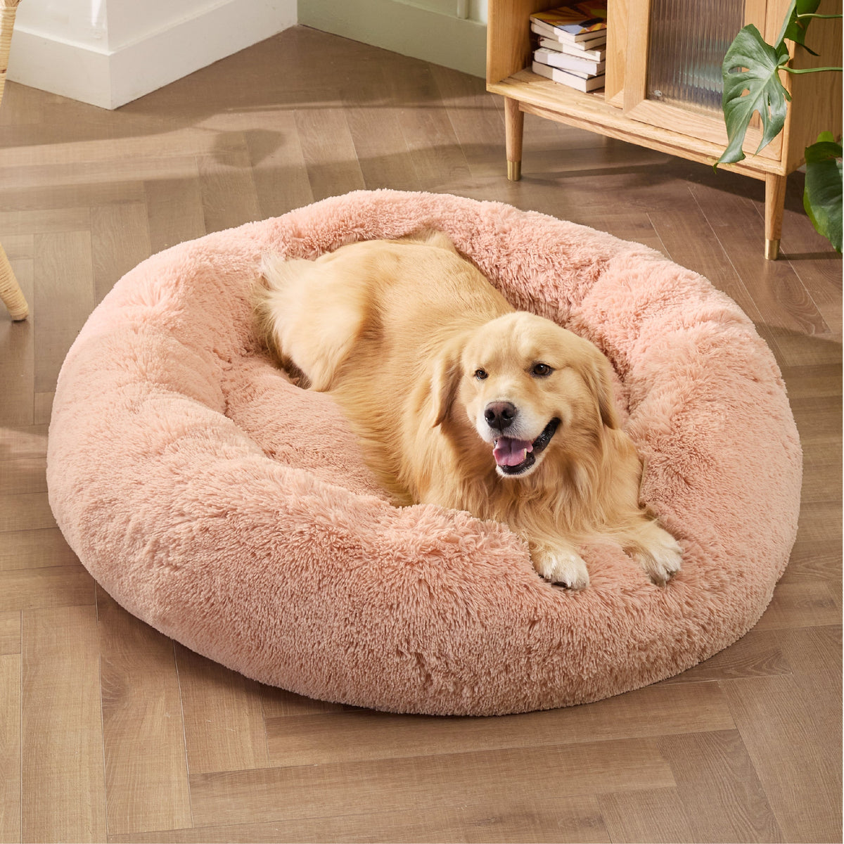 Calming Donut Bed for Dogs and Cats