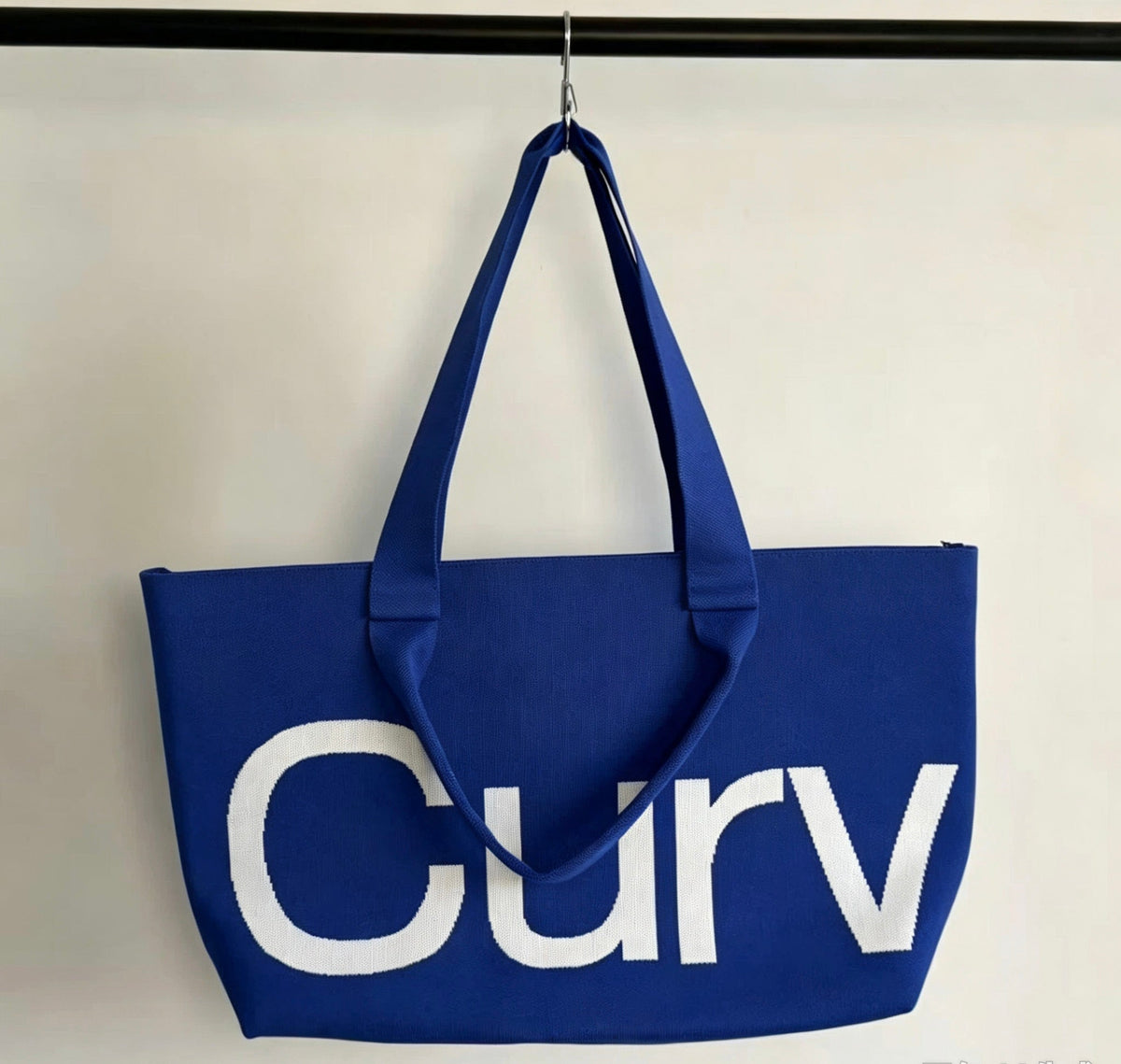 Curves Knit Tote (Lemongrass)