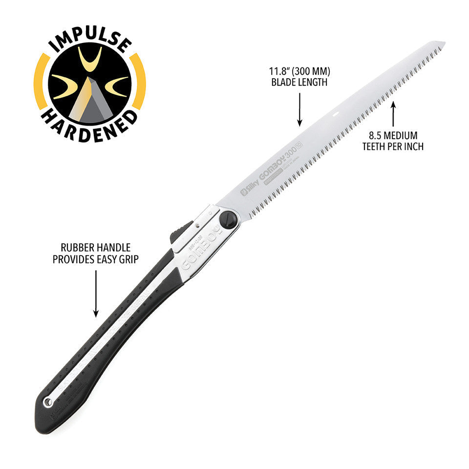 Silky Gomboy Curve Pro Folding Saw - Curved - Large Teeth (717-xx)