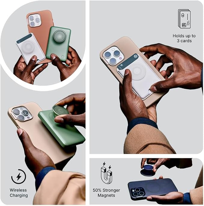 PopSockets iPhone 16 Pro Phone Case with MagSafe- Main Character | Magnetic, Wireless Charging, Camera & Drop Protection, Phone, Women