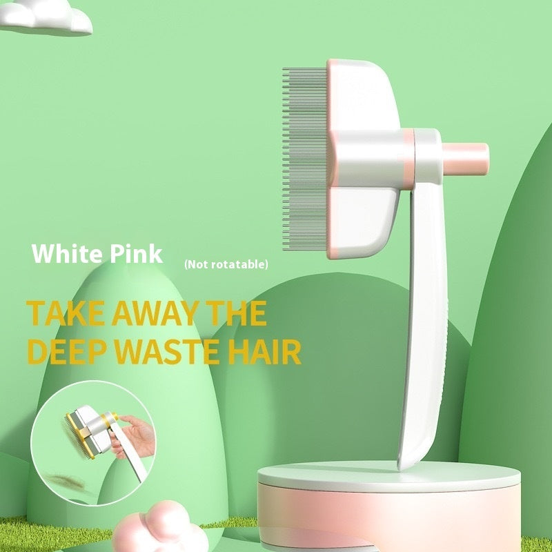 Cat Comb Tie Removal Floating Hair Magic Long Hair Pet Self-Cleaning Row Dog Cat Comb Grooming Supplies Flea Removal Brush Pets Products