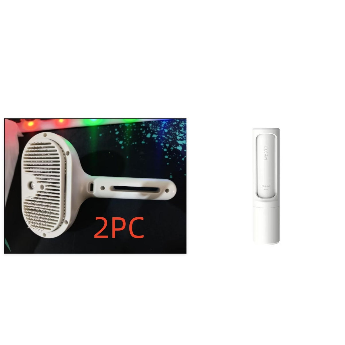 Pet Comb Self Cleaning Pets Hair Remover Brush For Dogs Grooming Tools Dematting Comb Built-in Mist Humidifier Pet Products