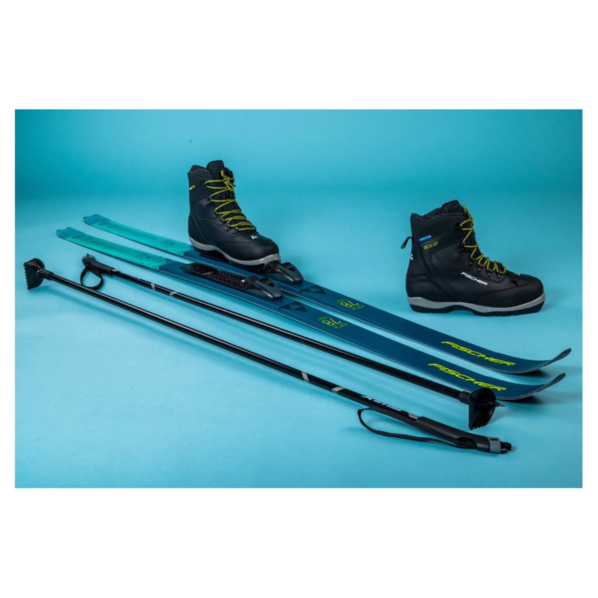 2024 Fischer Traverse 78 Crown Cross-Country Skis w BCX Grand Tour Waterproof Boots and Poles