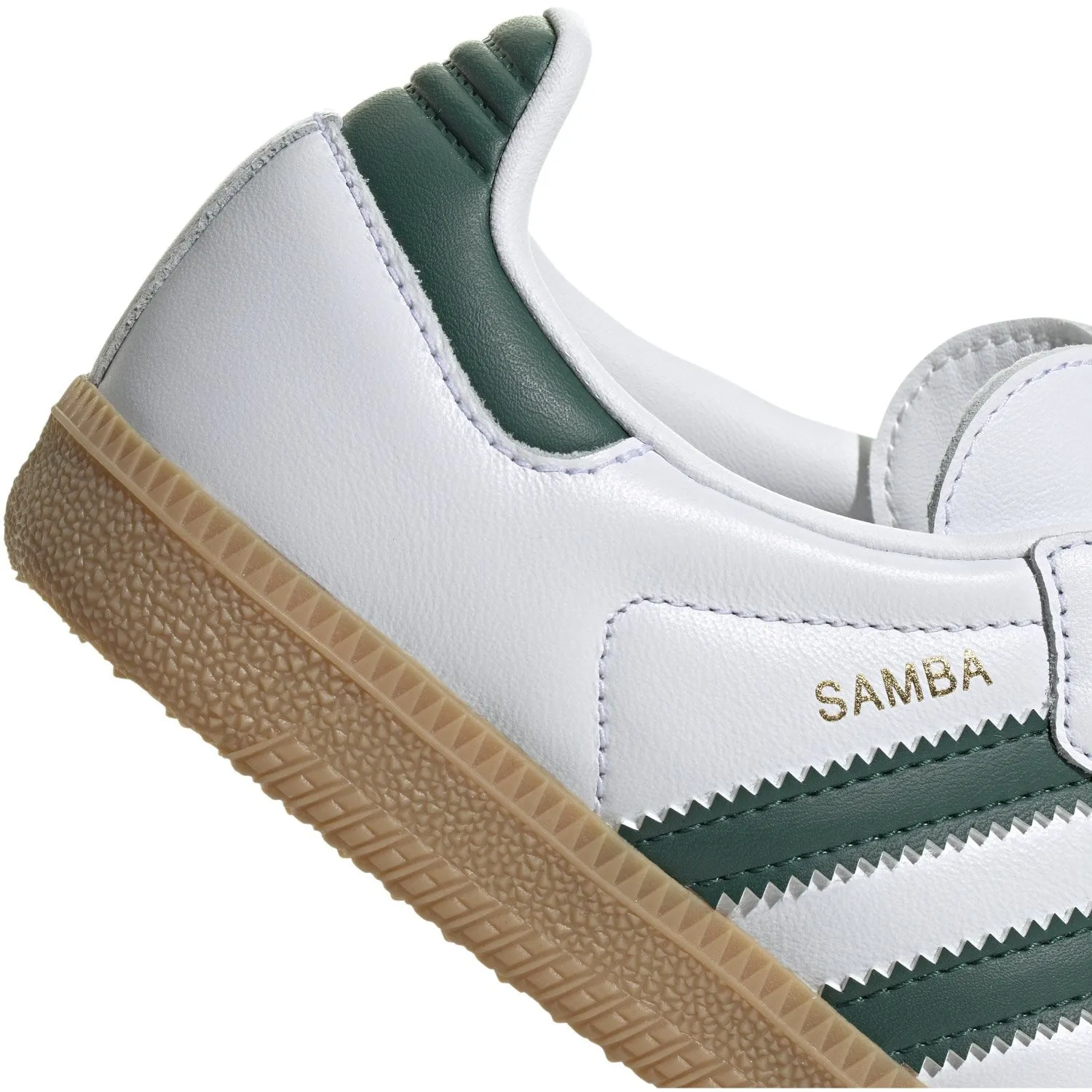 adidas Originals Cloud White/Collegiate Green/Gum Samba Og J Sneakers