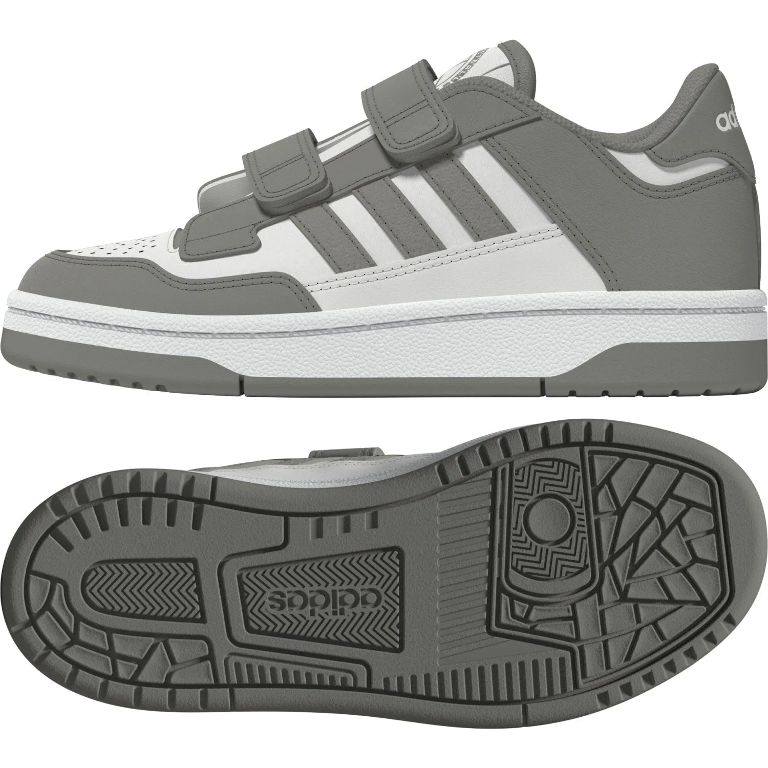 adidas Originals Silver Pebble/Cloud White/Ftwr White Rapid Court Cf C Sneakers