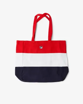 Arlette Tote Bag | Red / White