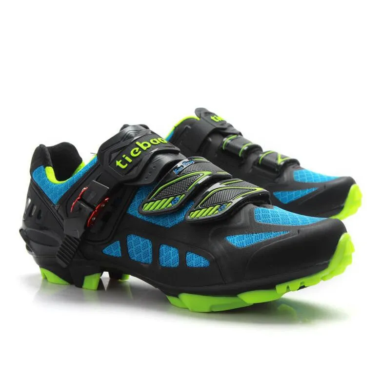 Blue Black Pro MTB Cycling Shoes