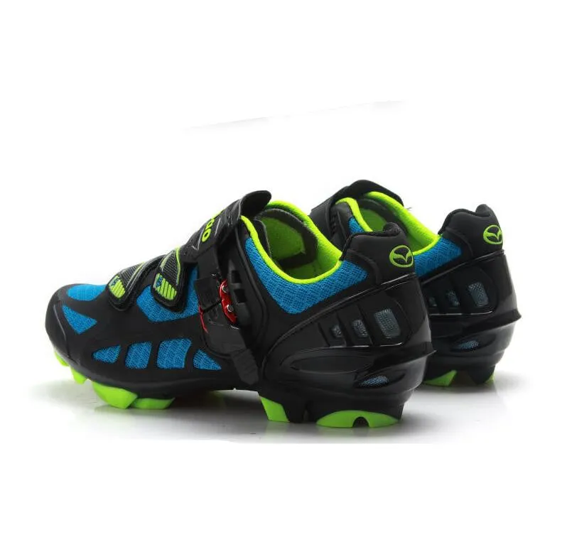 Blue Black Pro MTB Cycling Shoes