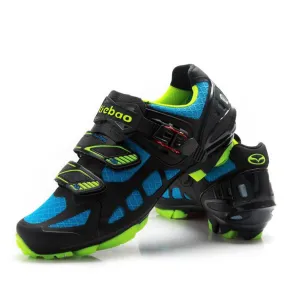 Blue Black Pro MTB Cycling Shoes