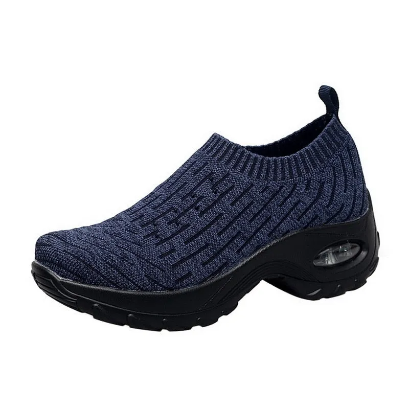 Breathable Mesh Platform Shoes with Lightweight Comfort