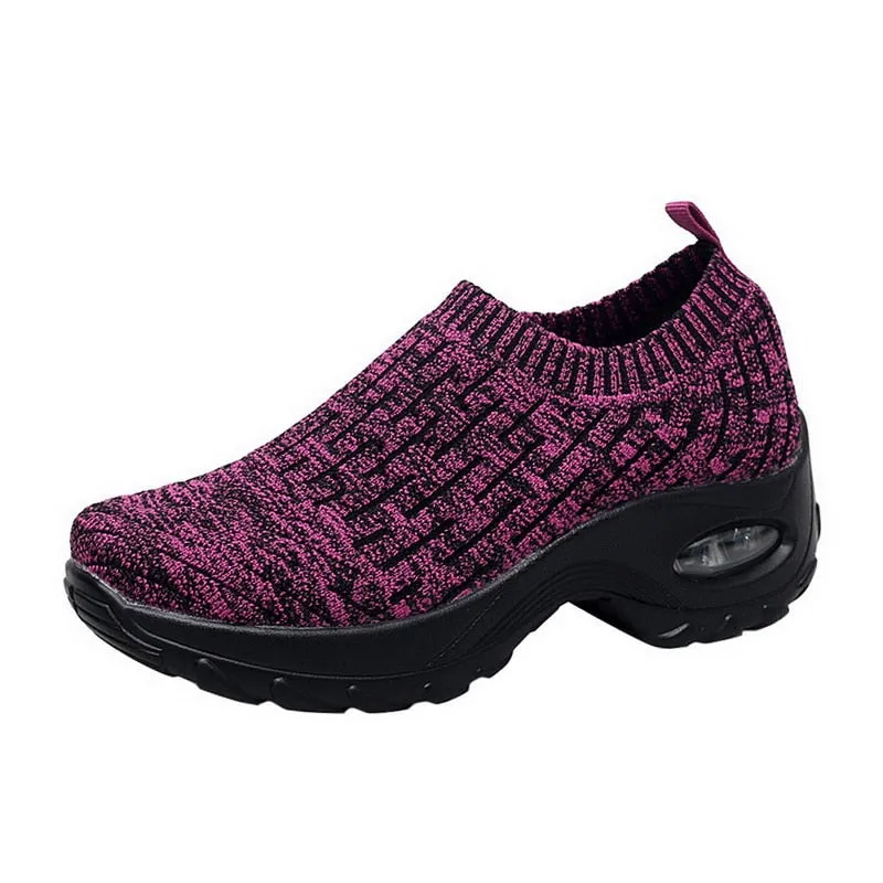 Breathable Mesh Platform Shoes with Lightweight Comfort