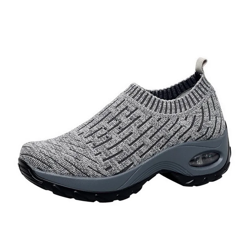 Breathable Mesh Platform Shoes with Lightweight Comfort