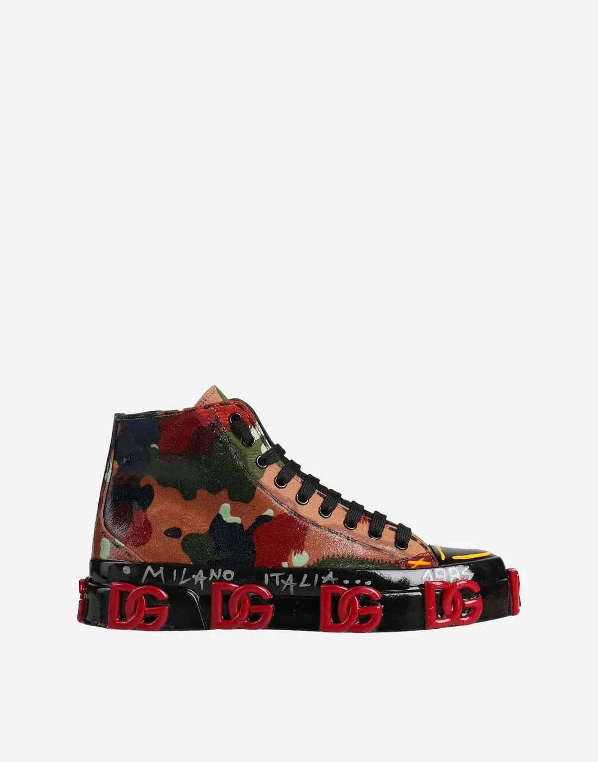 Camouflage High Top Sneakers (Dupe)