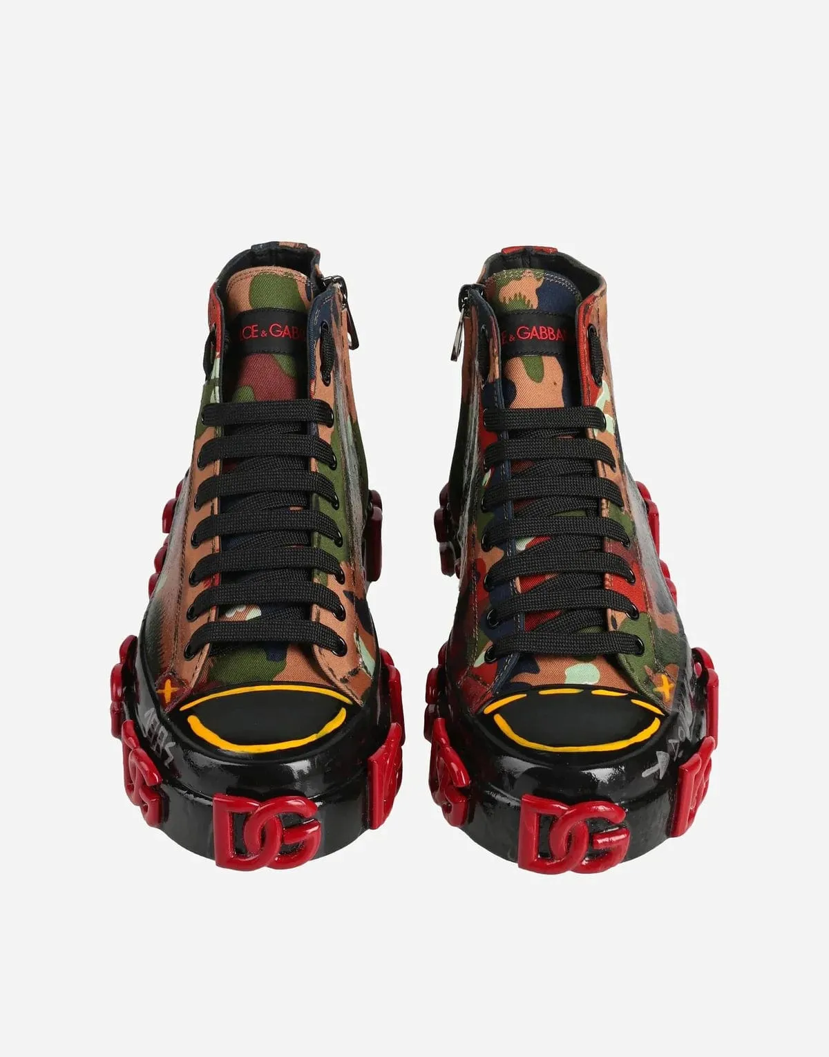 Camouflage High Top Sneakers (Dupe)