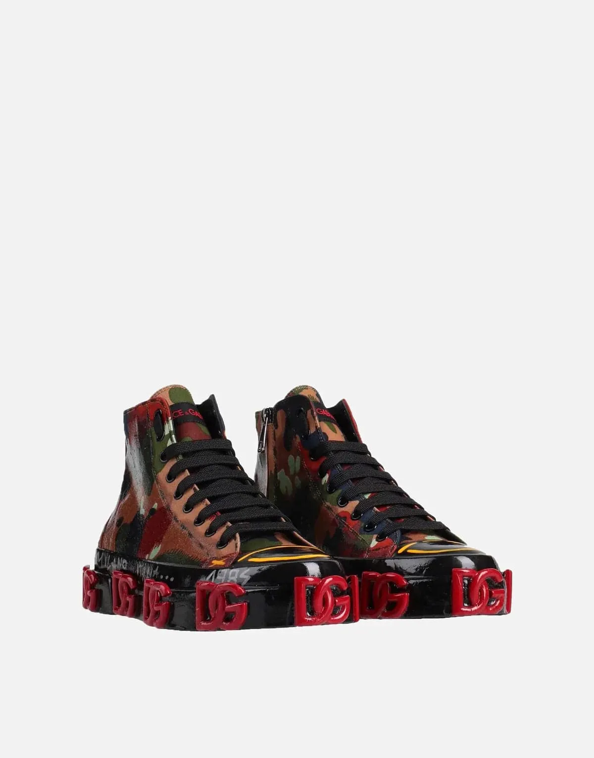 Camouflage High Top Sneakers (Dupe)