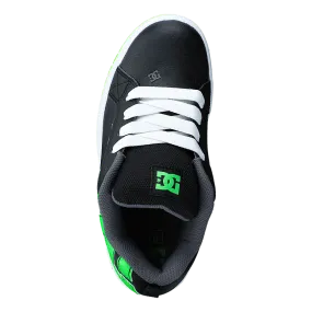 Dc Kids Court Graffik Shoe Blk/Grs