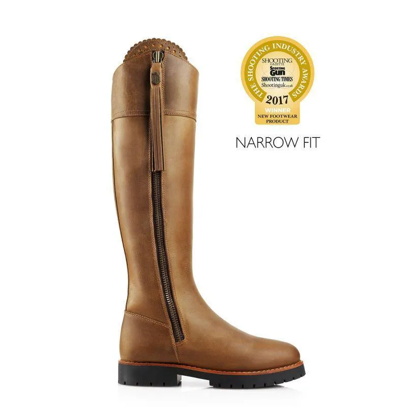 Fairfax & Favor Explorer Narrow Fit Ladies Waterproof Boots - Oak