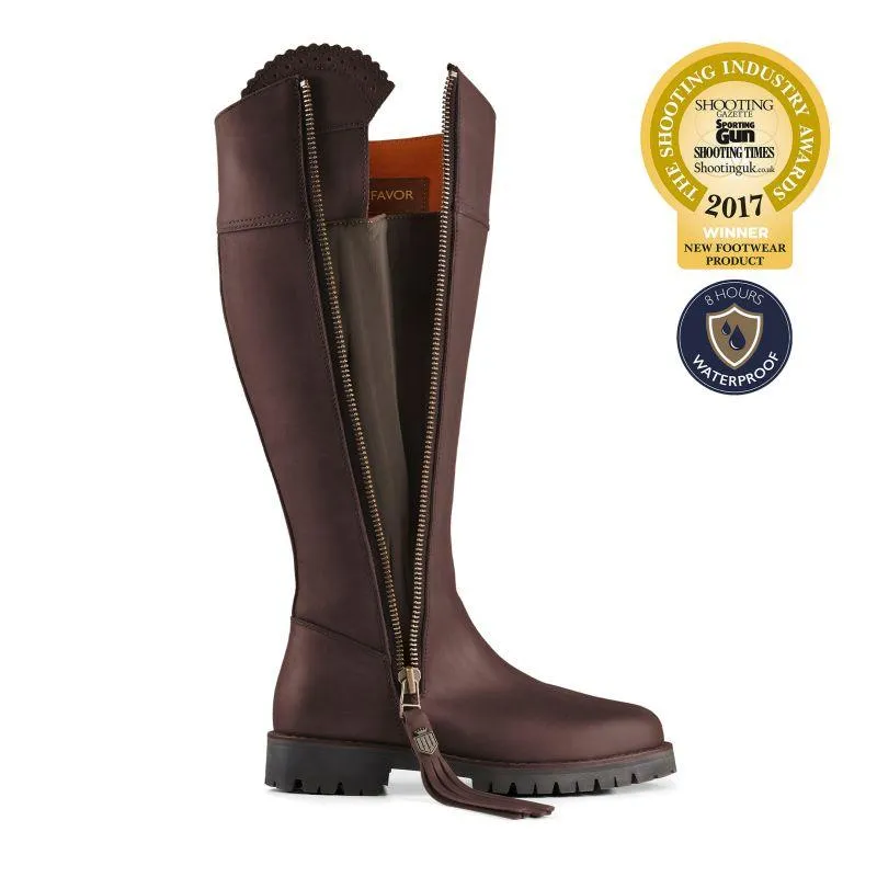 Fairfax & Favor Explorer Regular Fit Ladies Waterproof Boots - Mahogany