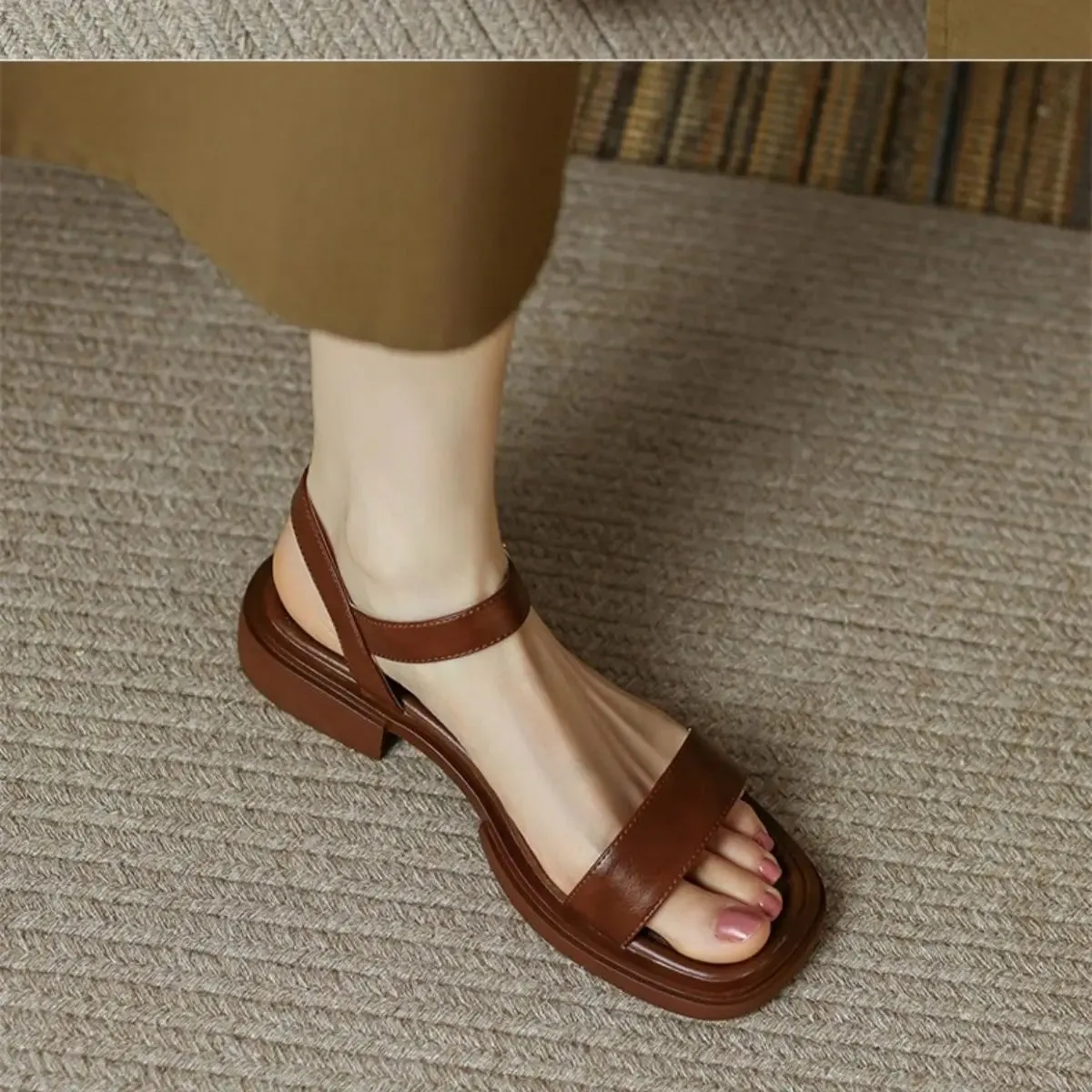 Fashionable Open Toes Platform Sandals