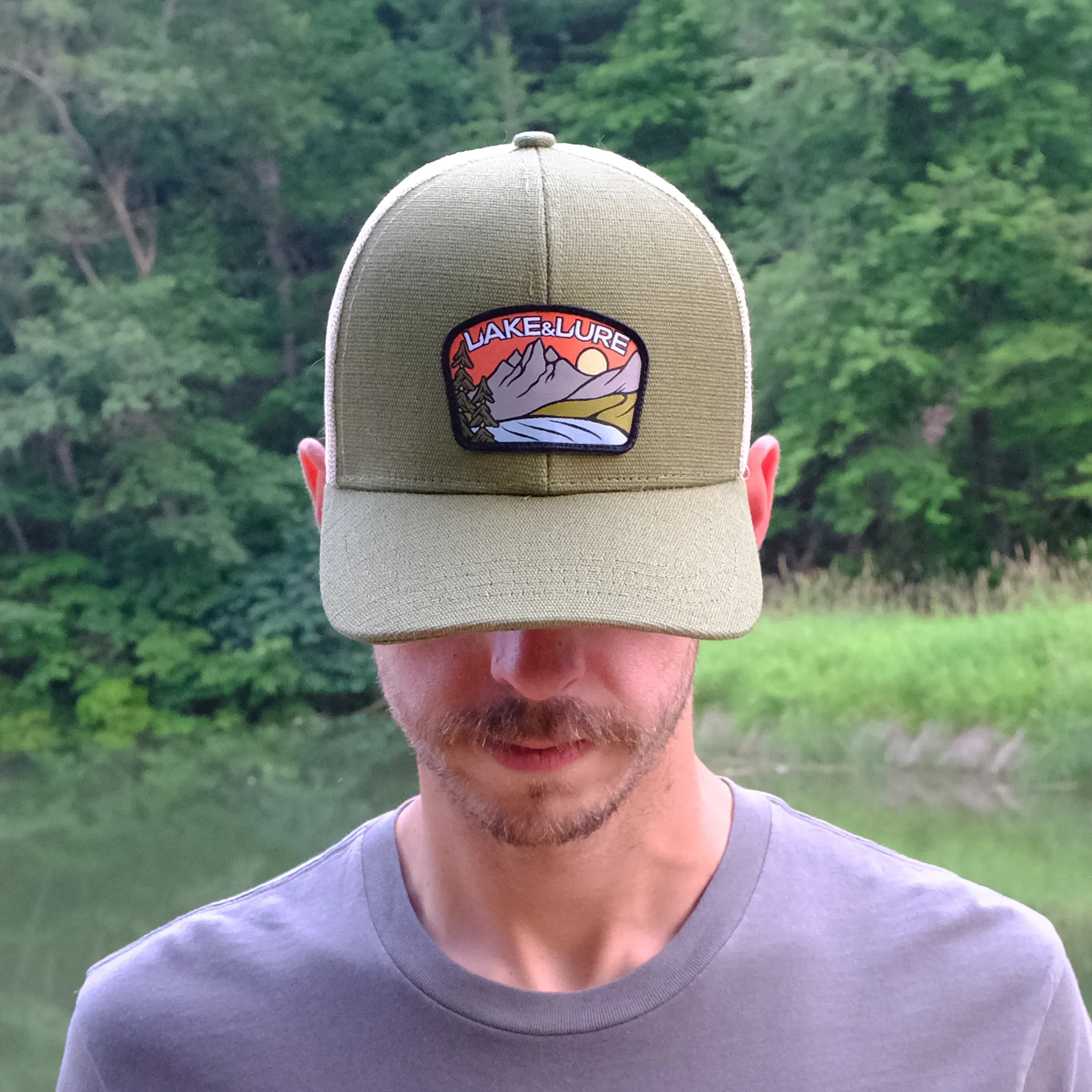 Lake&Lure Sunset Mountain Hemp Hat