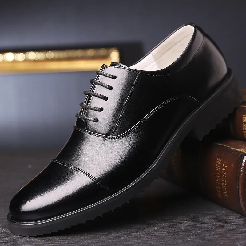 Men's Casual Genuine Leather Breathable Oxfords