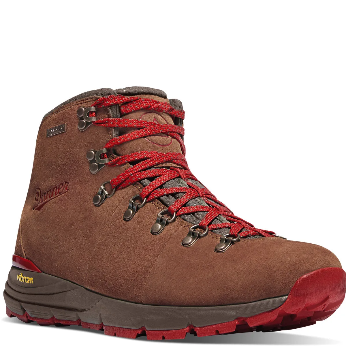 Mountain 600 4.5" Hiking Boot (Brown   Red)