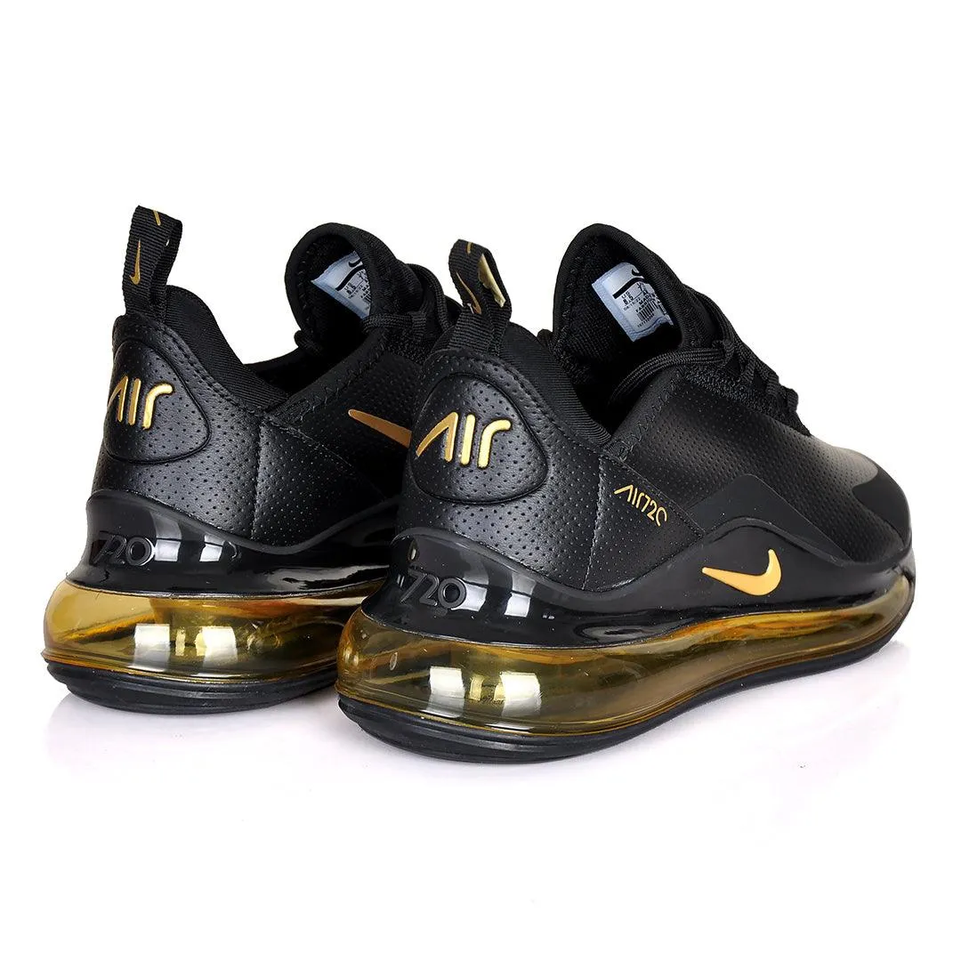 NK Max 720 Breathable Sneakers- Black Gold