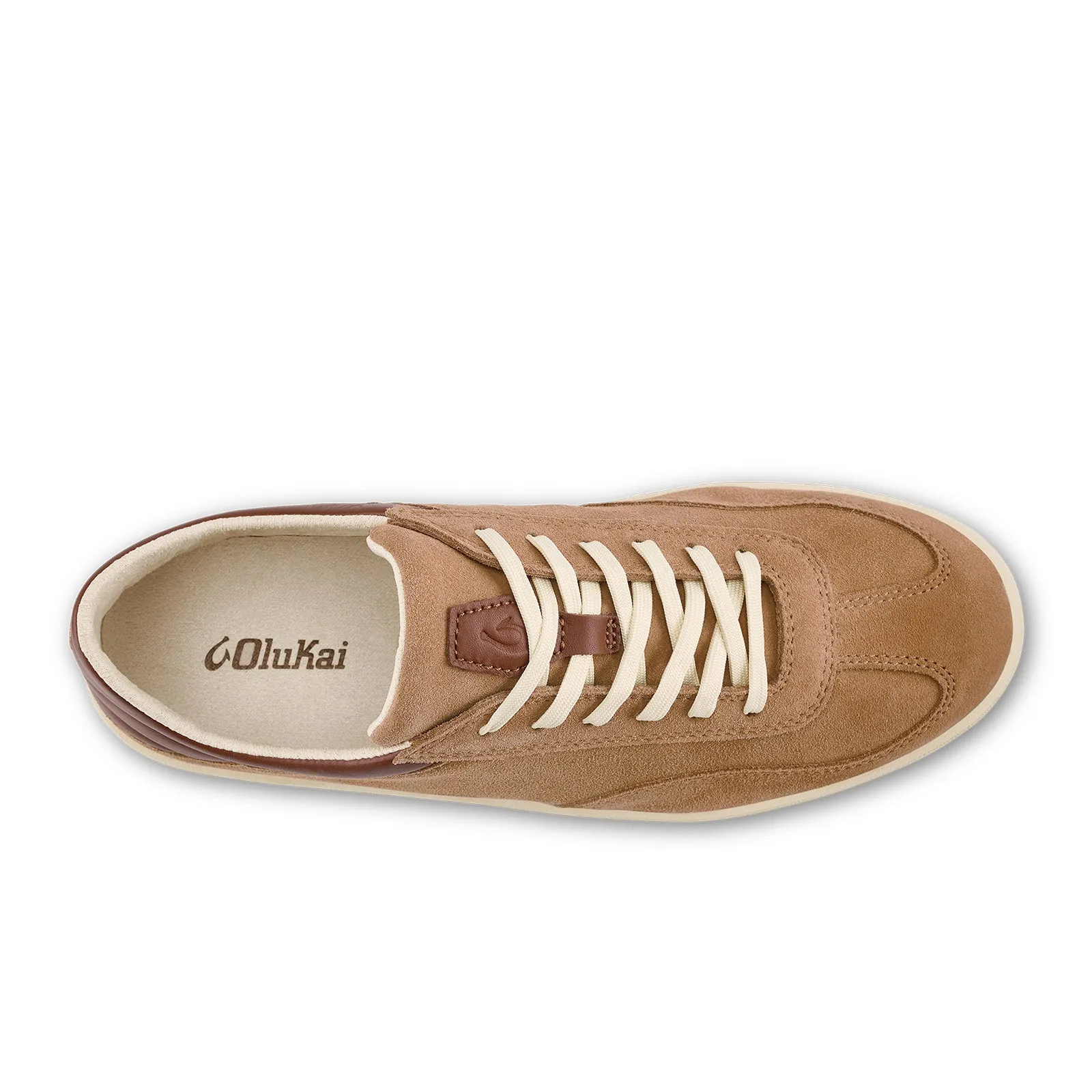 OluKai Punini Suede Lace Up (Men) - Tan/Toffee