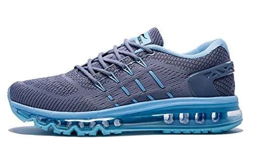 Onemix Air Running Shoes Light Gym Outdoor Walking Sneakers Grey Blue Size 8.5 DM US