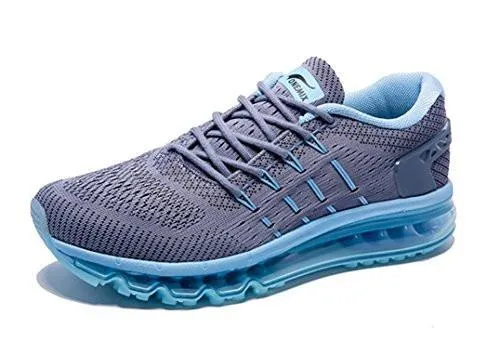 Onemix Air Running Shoes Light Gym Outdoor Walking Sneakers Grey Blue Size 8.5 DM US