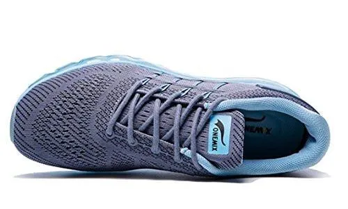 Onemix Air Running Shoes Light Gym Outdoor Walking Sneakers Grey Blue Size 8.5 DM US