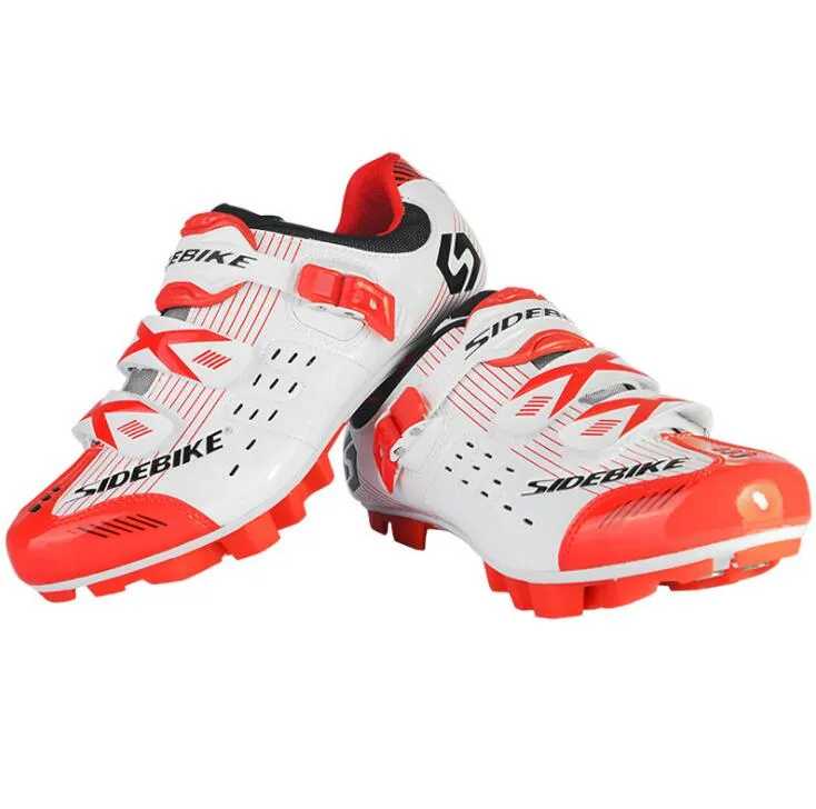 Red White Ultra-light Racing MBT Cycling Shoes