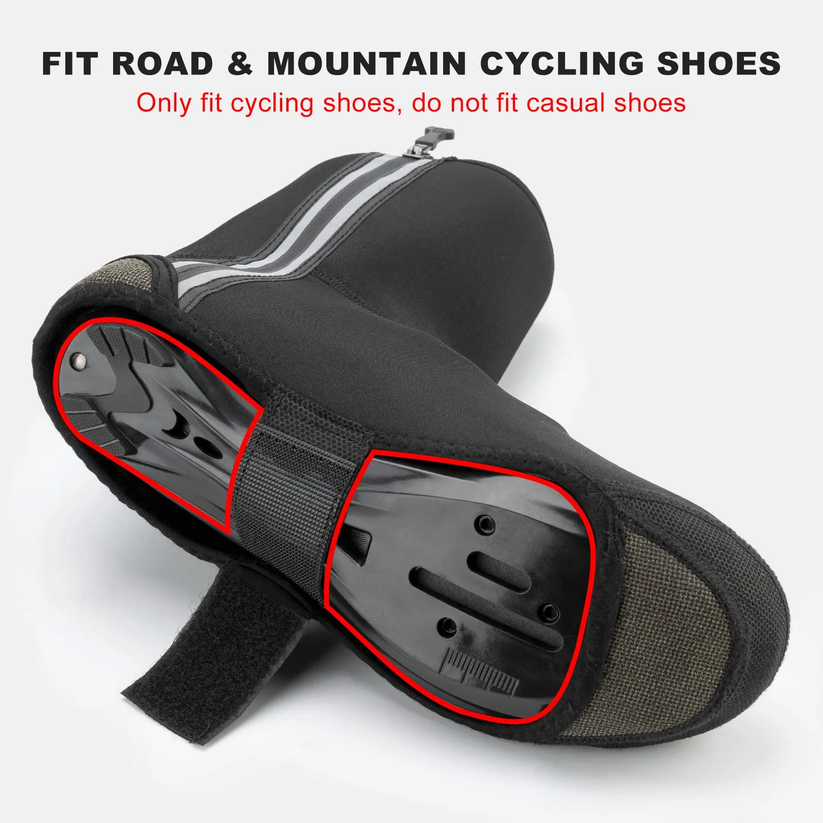 ROCKBROS Winter Thermal Water-Resistant Cycling Shoe Covers