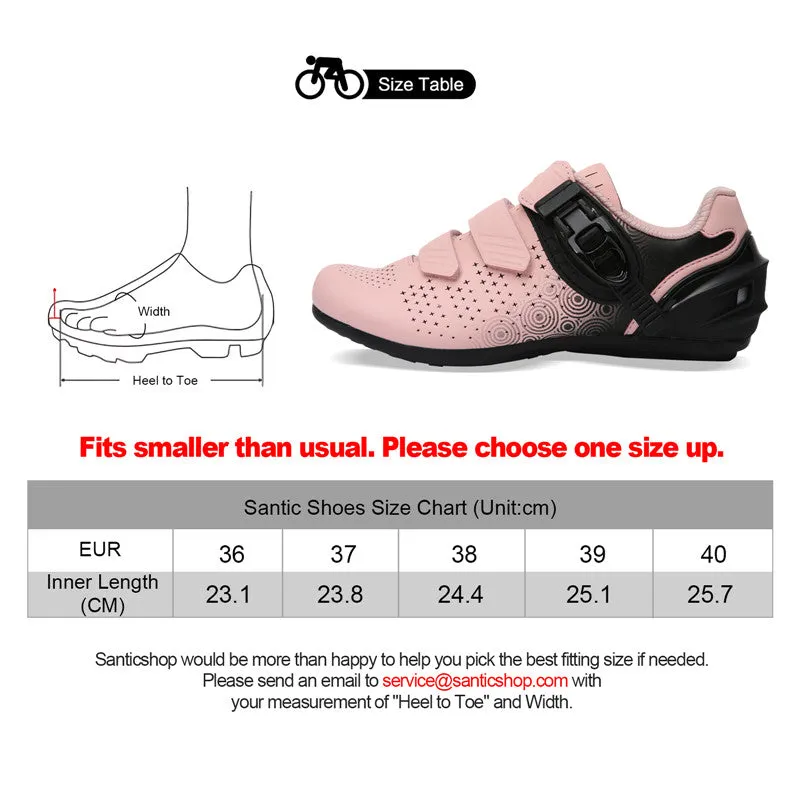 Santic Diana Pink Women Road Cycling Shoes