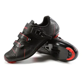 Santic Roadway Black Cycling Shoes Compatible with SPD and Delta Lock Pedal