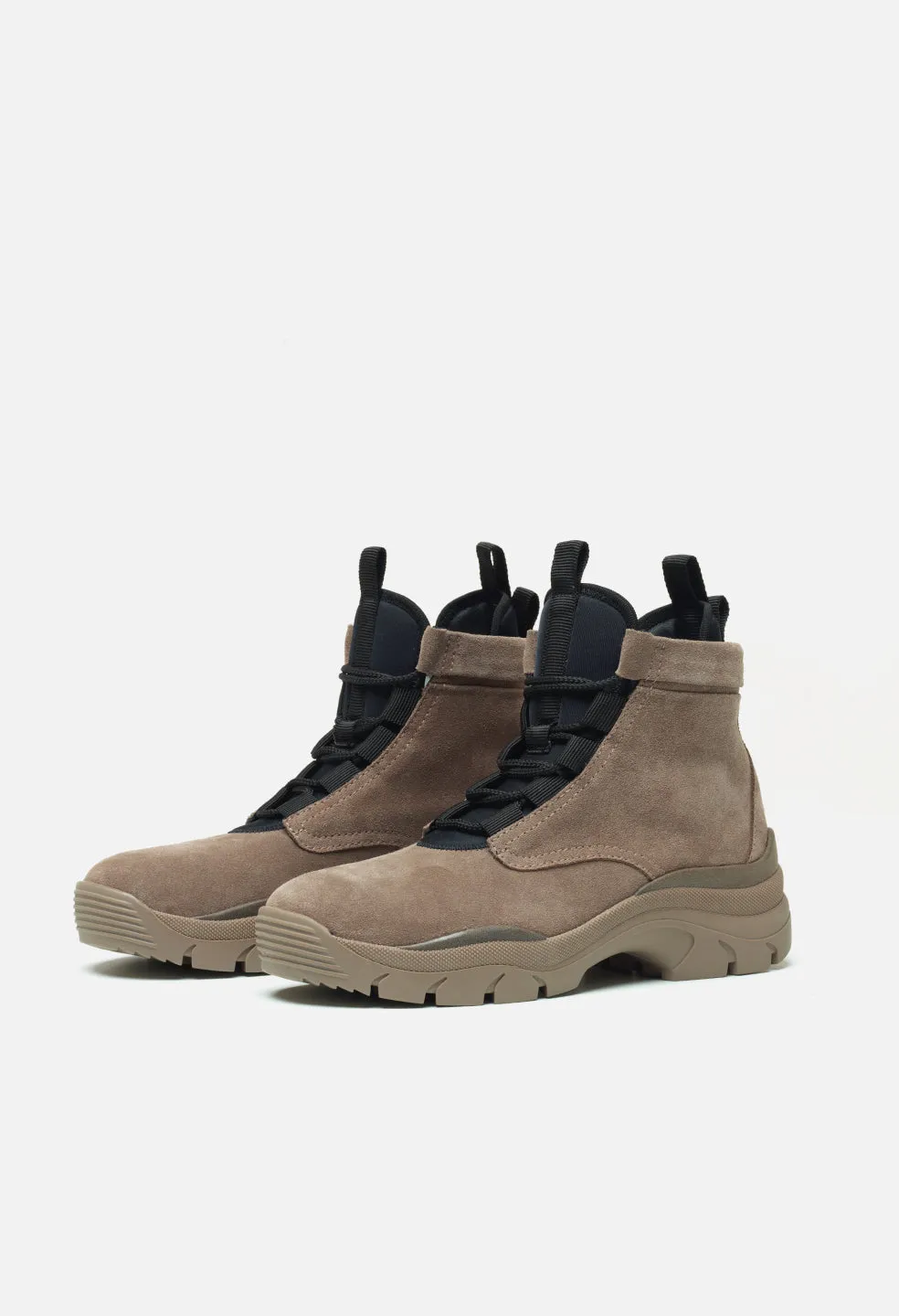 Speed Lace Up Boot / Mocha Suede