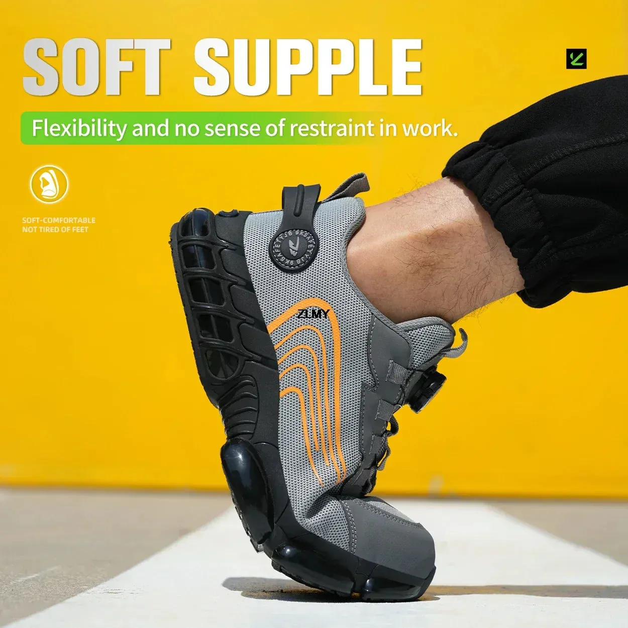 StridePro Mesh Work & Safety Shoes – Comfort Meets Durability