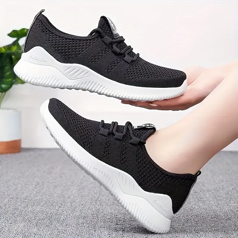 Stylish Solid Color Casual Sneakers for Women | Perfect for Casual Days