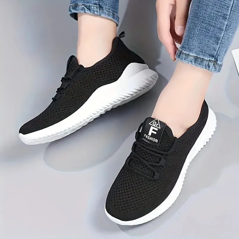 Stylish Solid Color Casual Sneakers for Women | Perfect for Casual Days