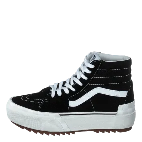 Ua Sk8-hi Stacked (suedecanvas)blkblncdblnc