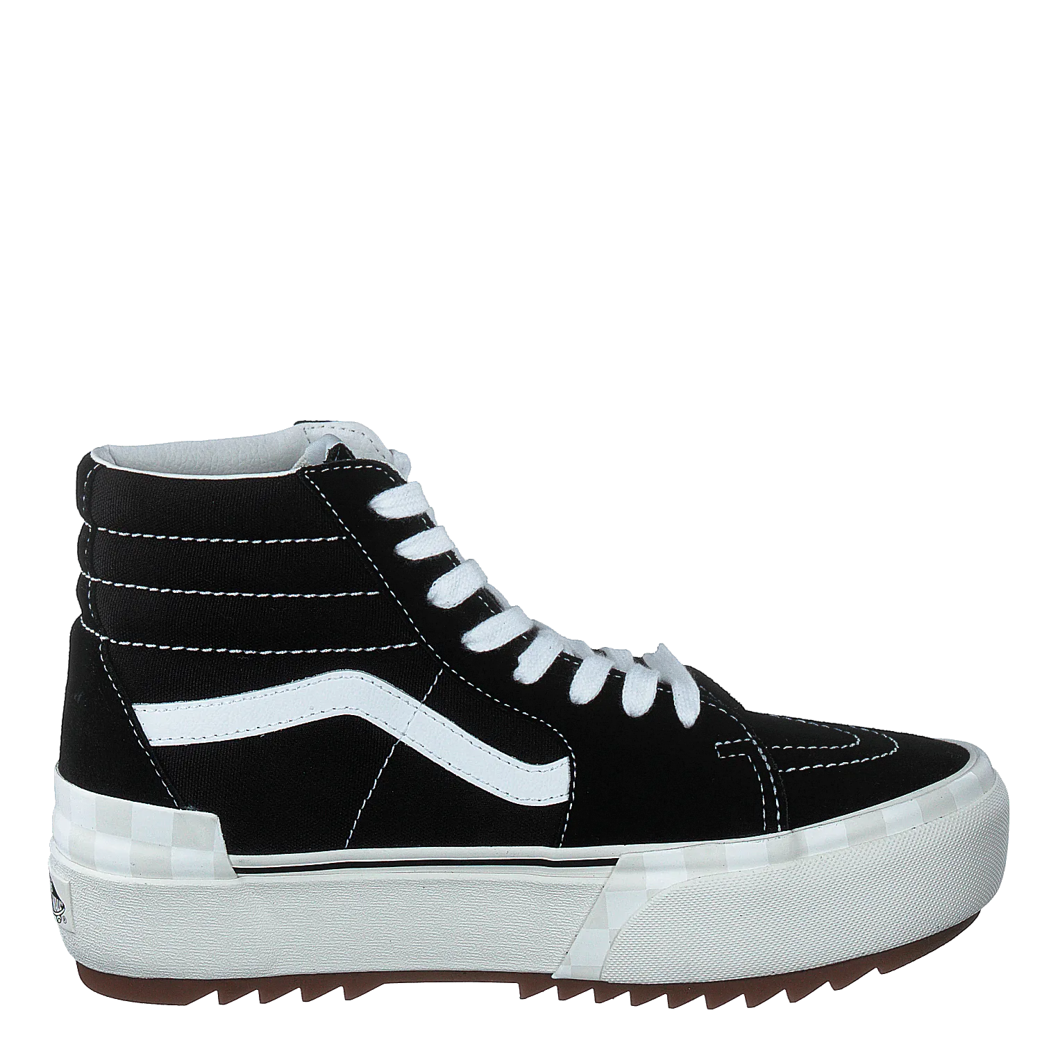 Ua Sk8-hi Stacked (suedecanvas)blkblncdblnc